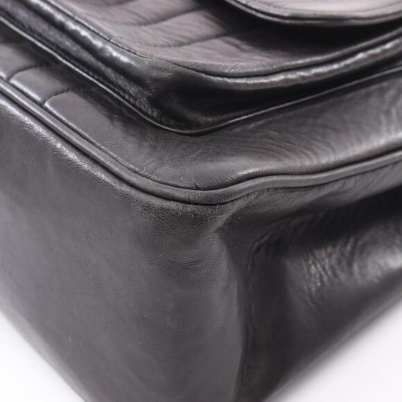 Chanel Mademoiselle Tote Bag Black Lambskin Leather